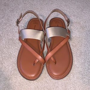 Faux Leather Flats Size 8 NWOT